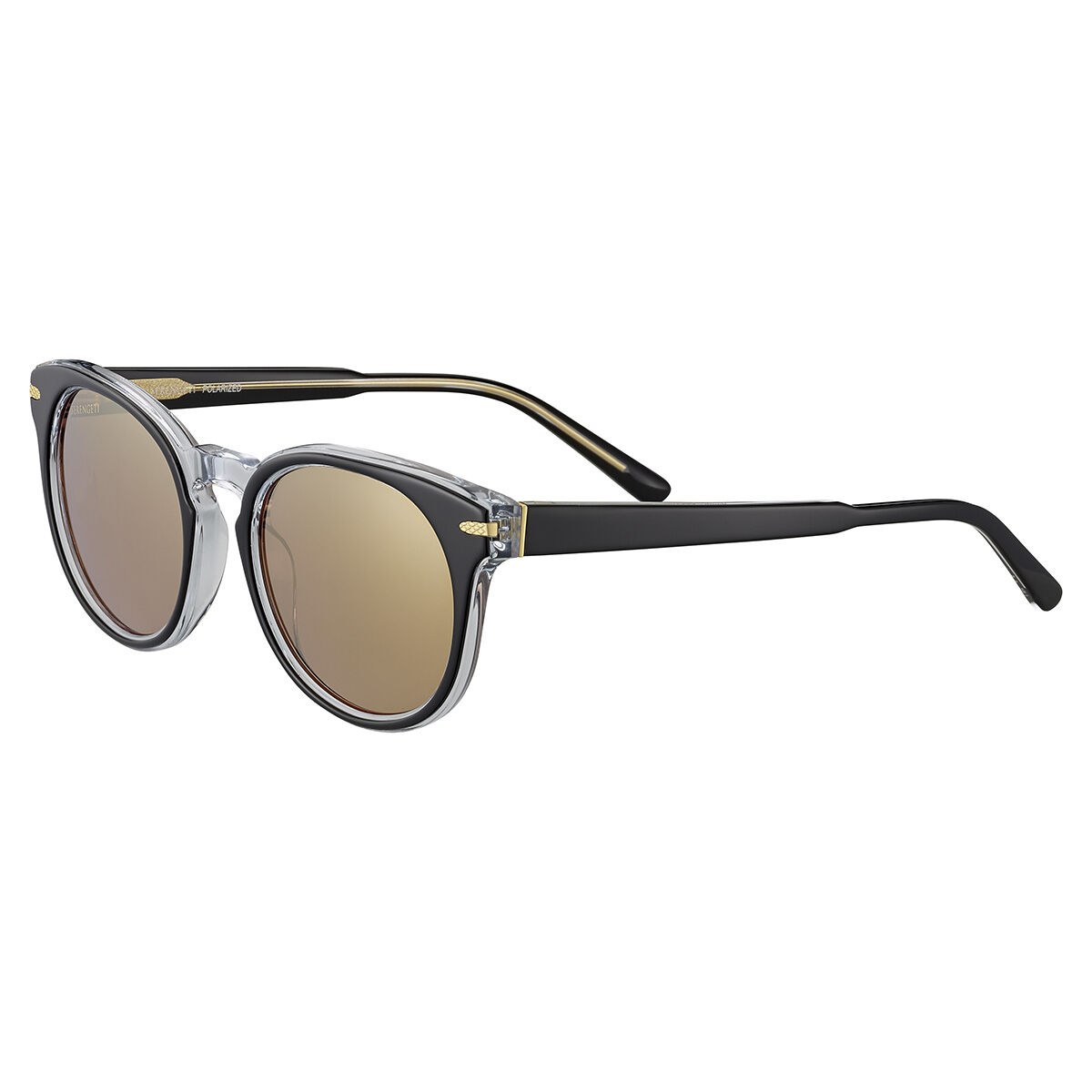 HAVAH, Shiny Black Transparent Layer-Mineral Polarized Drivers Gold Cat 3 to 3, hi-res image number null